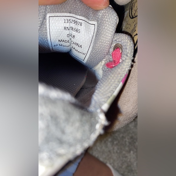 HARPER CANYON Toddler Girls White Popsicle Slip On Sneakers Shoes - Picture 6 of 9